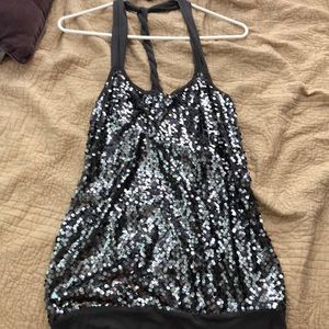 Sequined shirt lightly worn